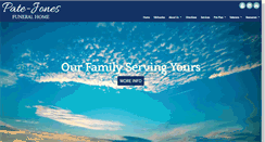 Desktop Screenshot of patejonesfuneralhome.com